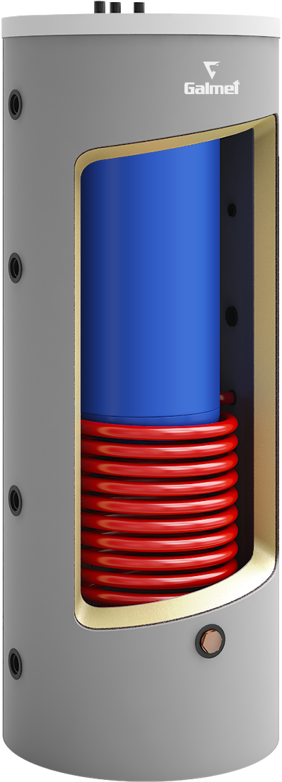 Combined heat accumulation vessels